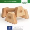 woodpower® PowerBars® - Wooden Parallettes Joint-Friendly Push-up Handles, Handstand Bars and Mini Bars, Non-Slip for Indoor and Outdoor Use for Calisthenics, Fitness and Handstand (PowerBars XS) - Image 8