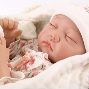 CHAREX Reborn Baby Dolls Sleeping 22 Inch Realistic Baby Reborn Dolls Girl Lifelike Soft Weighted Body Cute Handmade Real Life Baby Toy Doll Gift