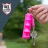 SABRE Flip Top Pepper Gel Keychain w/ Quick Release for Easy Access – Gel is Safer – Maximum Police Strength Pepper Spray in Gel Stream, Easier to Use w/ Finger Grip for Accurate Aim, 12’ (4m) Range - Image 5