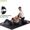 GXMMAT Extra Large Yoga Mat 6'x8'x7mm, Thick Workout Mats for Home Gym Flooring, Non-Slip Quick Resilient Barefoot Exercise Mat, Non Toxic Ultra Comfortable Cardio Mat for Pilates, Stretching, Fitness - Image 4