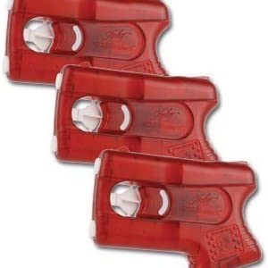 Kimber Self Defense Less-Lethal PepperBlaster II; Pepper Spray Gun (Set 3,Red)
