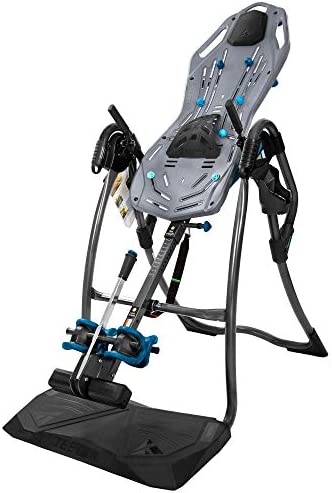 Teeter FitSpine LX9 Inversion Table, Deluxe Easy-to-Reach Ankle Lock, Back Pain Relief Kit, FDA-Registered