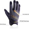HANDLANDY Work Gloves with Grip for Men & Women, Mechanic Working Gloves Touchscreen, Flexible & Breathable Thin Work Gloves - Image 3