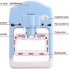 Sutekus Digital Hand Dynamomete -Grip Strength Measurement Electronic Hand Grip Power 90Kgs with 19 Sets of Individual Records - Image 4