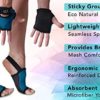 YogaPaws SkinThin Non Slip Yoga Gloves and Yoga Socks for Women and Men for Yoga, Hot Yoga, Crossfit, Cycling, and for Sweaty Hands and Feet - Image 2
