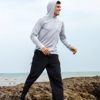 BALEAF Men's UPF 50+ Sun Protection Hoodie Long Sleeve SPF/UV Quick Dry Lightweight Fishing Workout Thumbholes Shirt - Image 5