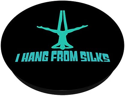 Silks Circus Freak Aerial Yoga Aerial Hoop Aerialist Tshirt PopSockets Swappable PopGrip - Image 2