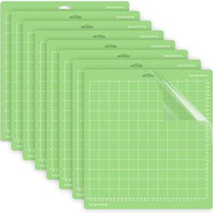 Cutting Mat for Cricut 8 Pack 12x12 Inch StandardGrip Adhesive Sticky Non-Slip Durable Mat for Cricut Explore One/Air/Air 2/Maker Cut Mats Replacement Accessories