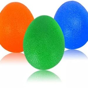 Grip Strength Trainer(3 Pack)Finger Grip Strengthening Therapy Stress Balls，Wrist Rehab Therapy Hand Exerciser Strengthener Ball Squishy to Training Finger and Wrist.
