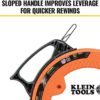 Klein Tools 56331 Fish Tape, Steel Wire Puller with Double Loop Tip, Optimized Housing and Handle, 1/8-Inch x 50-Foot - Image 5