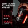 Bucked Up - Woke - HIGH STIM Pre Workout - Best Tasting - Focus Nootropic, Pump, Strength and Growth, 30 Servings (Blue Raz) - Image 4