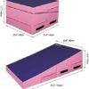 Matladin Incline Gymnastics Mat, 48"x24"x14" Tumbling Mats, Folding Gymnastics Cheese Wedge Mat, Gym Fitness Tumbling Skill Shape Mat for Kids Girls Home Training Exercise - Image 5
