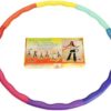 Sports Hoop Weighted Hula Hoop, ACU Hoop 3M - 3.2lb Medium, Weight Loss Fitness Exercise with Wavy Ridges (Rainbow Colors) - Image 2