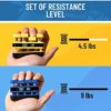 Grip Strength Trainer, Hand Grip Strengthener, Hand Exerciser Grip Strengthener & Forearm Trainer or Forearm Exerciser for Forearm Grip Workout, Hand Strengthener or Finger Strengthener For Strength - Image 3