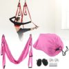 SPYMINNPOO Aerial Yoga Hammock Set, Yoga Hammock Trapeze Swing Kit Anti Gravity Ultralight Yoga Swing Hammock Home Fitness Includes Carry Bag - Image 7
