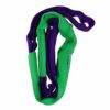 YUZENET 2"x 8' Lifting Sling Straps Polyester Heavy Duty Web Slings 4400 Lbs Vertical, 3520 Lbs Choker, 8800 Lbs Basket (Green/Purple) - Image 4