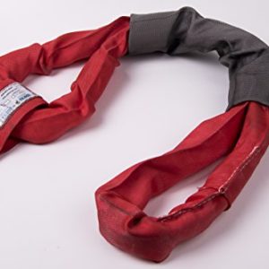 American Industrial / 3 1/2" Body/Eye to Eye Polyester Round Sling - Red / 10 Ft. Long / Ee150X10' / 13,200 Lbs. Vertical