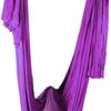 Aerial Yoga Hammock, 52.8M Durable Anti-Gravity Flying Yoga Swing, Micro-Elastic Sturdy Yoga Sling Hammock, Maximum Loading 23Kn Pilates Aerial Inversion Kit for Beginners Advanced(Dark Purple) - Image 9