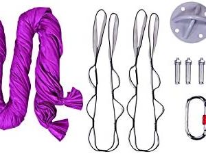 Yogikuti Aerial Yoga - Premium Flying Yoga Swing Yoga Hammock for relaxation, stretching, stress reduction, and back pain