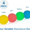 FlintRehab Premium Hand Exercise Balls - Workout Set of 4 for Carpal Tunnel Pain Relief Therapy - Arthritis - Physical Therapy - Hand Strengthener - Stress Relief - Hand Grip Strengthening - Image 2