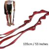 Geelife Daisy Chain Rope 2 pcs Looped Strong Strap 23 kN Climbing Lanyard Nylon Daisy Chains Multi Loop Aerial Yoga Webbing Sling 53 Inches - Image 4