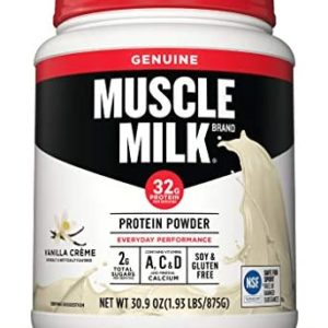 Muscle Milk Lean Muscle Vanilla Creme Protein Powder, 1.93 Pound (Pack of 1)