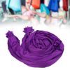 Yoga Hammock, Aerial Yoga Swing Set, Polyamide Flexibility Multifunction Yoga Swing Fitness Hammock Flying Yoga Strap Yoga Swings for Indoor Use Improve Core Strength and Overall Balance(Purple) - Image 4