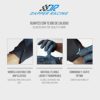 DAPPER RACING | SIM Racing Touchscreen Gloves | Palm Reinforcement | Non-Slip Silicone for Optimal Grip | Lightweight and Breathable | Designed for Simulator Lovers - Image 5