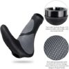 Eligara Bicycle Handlebar Grips, Non-Slip Rubber, Black and Grey, Soft Gel Insert Comfortable Ergonomic Grip for Bike/Mountain Bike/Road Bike/Folding Bike - Image 2