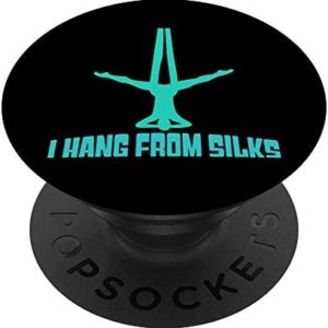 Silks Circus Freak Aerial Yoga Aerial Hoop Aerialist Tshirt PopSockets Swappable PopGrip
