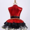 Yihuimin Kids Girls Metallic Mock Tank Leotard Tutu Dress for Ringmaster Halloween Circus Show Costume - Image 4
