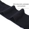 Leotruny 3 Pairs Women's Cotton Opaque Knee High Socks - Image 6