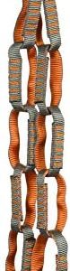 Fusion Climb 12 Individual Loop Daisy Chain 5000 lb Test Stitched Nylon Webbing 40" x 0.75" Gray/Orange, One Size