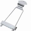 Greenten Chrome 6 String Archtop Trapeze Tailpiece Bridge and Archtop Jazz Guitar Bridge Rosewood Chrome Hardware - Image 3