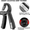 AudeRhine Grip Strength Trainer, Adjustable Resistance 11-132lbs Non-Slip Gripper, Hand Grip Exerciser Strengthener For Exercise Grip| Training Wrist Strength| Forearm Training| Injury Recovery - Image 2