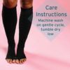 Tucketts Knee High Toeless Long Non-Slip Grip Socks - Anti Skid Yoga, Barre, Pilates, Home & Leisure - 1 pair Size 5 - 10 - Image 6