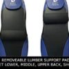 Body Vision IT9825 Premium Inversion Table with Removable Head Pillow & Lumbar Support Pad, - Heavy Duty - up to 250 lbs., Blue - Image 4