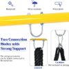 Costzon 550lbs Metal Swing Stand Full Steel Swing Frame, Heavy Duty Extra Large A-Frame Swing Sets for Backyard All Weather w/Ground Stakes, Great for Indoor Outdoor Garden Playground (Swing Frame) - Image 3