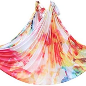 Yoga Hammock Trapeze, Yoga Hammock Aerial Yoga Hammock Home Yoga Hammock Micro-Elastic Indoor Sling Beginner Sling Stretch Belt Yoga