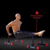 Rubberbanditz Parallettes Push Up & Dip Bars | Heavy Duty, Non-Slip Parallette Stand for Crossfit, Gymnastics, & Bodyweight Training Workouts - Image 6