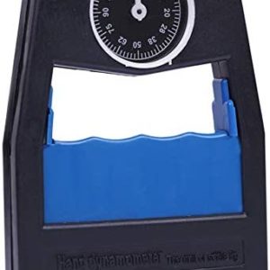 Kathleen0 Ount Hand Grip Power Electronic Dynamometer Fitness Meter Force Gym Digital Portable Strength Gauge Ergonomic Sports Equipment Training(Blue)
