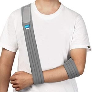 Unizooke Arm Sling - Medical Support Strap for Broken & Fractured Bones - Adjustable Shoulder, Rotator Cuff Full Soft Immobilizer - For Left, Right Arm, Men Women(Simple/Lightweight/Comfortable)