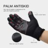 TEMEI Winter Warm Gloves Men Women Touch Screen Waterproof Windproof Non-Slip Grips Glove, for Cycling Driving Running Hiking - Image 3