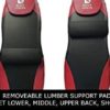 Body Vision IT9825 Premium Inversion Table with Removable Head Pillow & Lumbar Support Pad, - Heavy Duty - up to 250 lbs., Red - Image 4