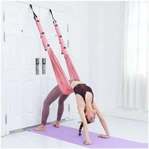 VEAREAR Leg Stretcher Strap, Stretching Equipment with Door Anchor, Flexibility Trainer Backbend Assist Stretch Out Strap for Dance Aerial Yoga Ballet Leg Stretching Exercise
