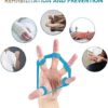 HSP-HSWITI Hand Grip Strengthener & Finger Stretcher,Finger Grip Exerciser Strength Trainer,Forearm Grip Workout for Climbing Basketball Relieve Wrist Carpal Tunnel Pain-6pcs - Image 3