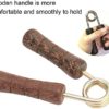 Hand Grip Strengthener Wood Grip Strength Trainer Wrist Forearm Hand Exerciser Home Gym - Image 5