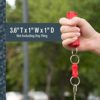 SABRE RED Pepper Spray Keychain with Quick Release for Easy Access – Max Police Strength OC Spray, Finger Grip for Accurate Aim, 10-Foot (3M) Range, 25 Bursts (5x Other Brands) – Practice Spray Option - Image 3