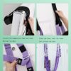Waist Back Leg Stretch Strap/Yoga Fitness Band, Stretching Equipment with Door Anchor Flexibility Trainer Backbend Assist Stretch Out Strap for Dance Aerial Yoga Ballet Leg Stretching Exercise - Image 7