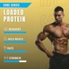 Ryse Core Series Loaded Protein | Build, Recover, Strength | 25g Whey Protein | Added Prebiotic Fiber and MCTs | Low Carbs & Low Sugar | 27 Servings (Cinnamon Toast) - Image 2